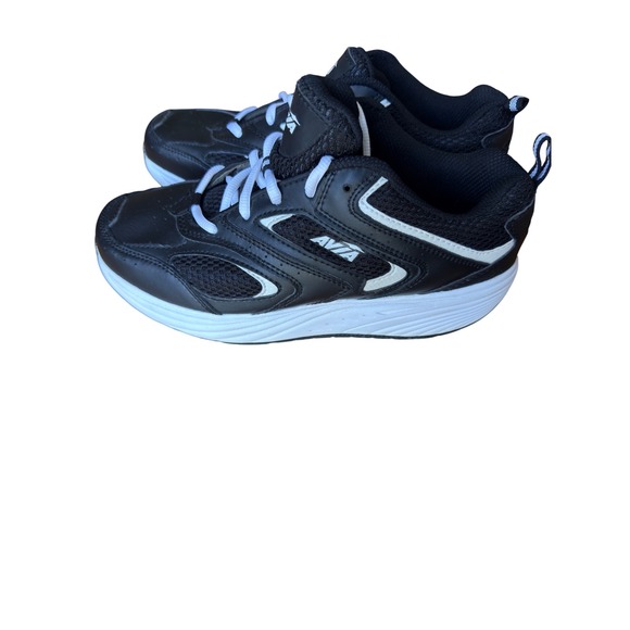 Avia Shoes - Avia Womens A335WBH Black White Athletic Running Walking Shoes Sneakers Size 7.5